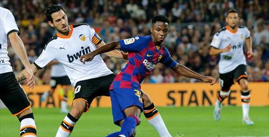 الدوري الإسباني.. برشلونة يتقدم على فالنسيا 2-1 في الشوط الأول