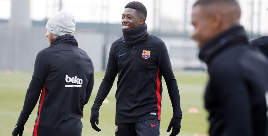مستقبل ديمبلي مع برشلونة فى خطر