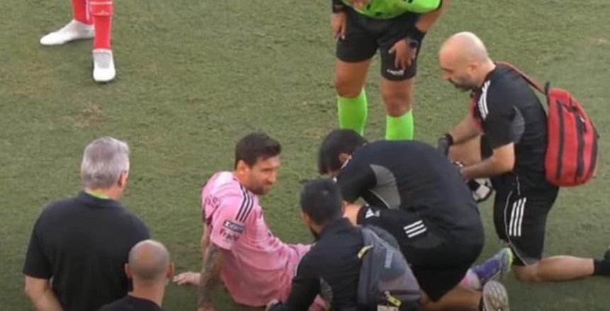 إصابة ميسي في مباراة إنتر ميامي ونيكاكسا ببطولة كأس الدوريات