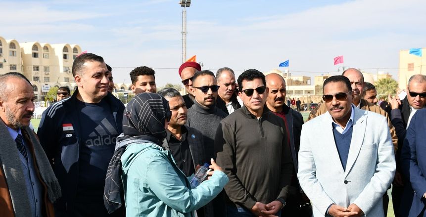 وزير الرياضة ومحافظ مطروح يتفقدان مركز شباب سيوة وقلعة شالي القديمة