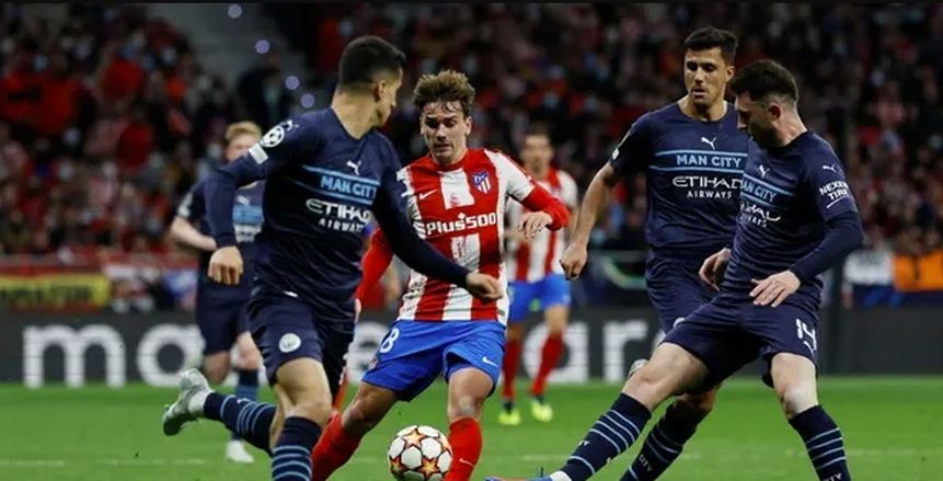السيتي يتخطي عقبة أتلتيكو.. ويصطدم بريال مدريد في نصف نهائي الأبطال