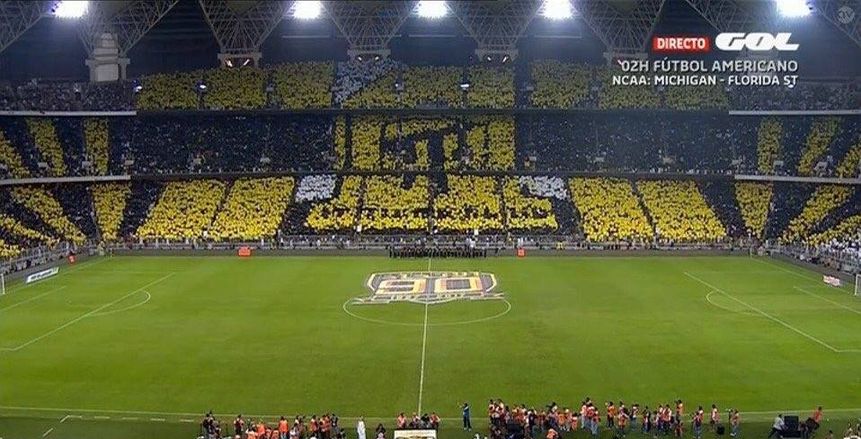 بالصور| «جمهورك الروح».. دخلة مشجعو اتحاد جدة في مباراة اتليتكو مدريد