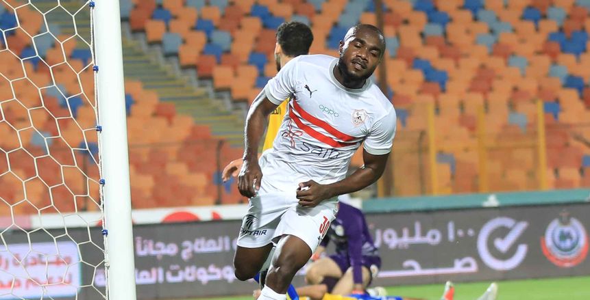 كاسونجو يسجل ثاني أهداف الزمالك في مرمى الإسماعيلي (فيديو)