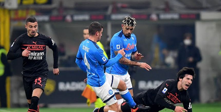 التشكيل الرسمي لمواجهة ميلان ونابولي في الدوري الإيطالي