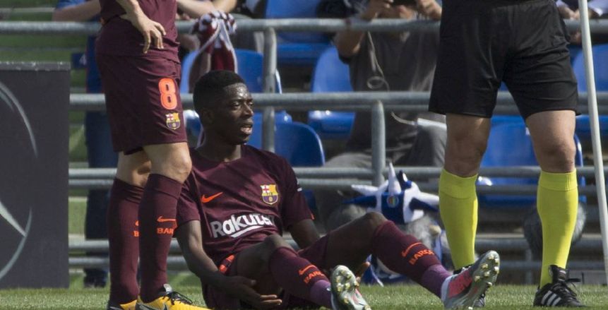إصابة ديمبلي توفر لبرشلونة 10 مليون يورو لصالح دورتموند