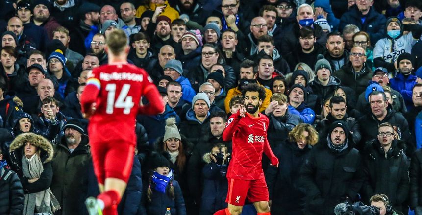 محمد صلاح يسجل ثاني أهداف ليفربول في شباك إيفرتون