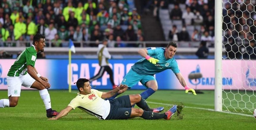 بالفيديو| أتلتيكو ناسيونال ينهي الشوط الأول متقدما 2-1 على كلوب أمريكا