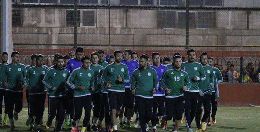 المصرى يختتم تدريباته استعدادا للمواجهة الشرقية