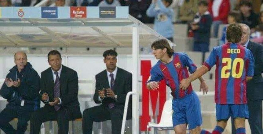 بالصور| "فيفا" يبرز ذكرى ظهور "ميسي" الأول مع برشلونة