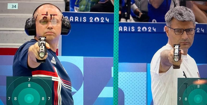 واضعا يده في جيبه.. تركي يحصد فضية الرماية في أولمبياد باريس 2024 (صورة)