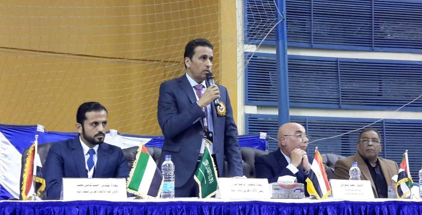 تعرف على كلمة رئيس الإتحاد العربى للكاراتية فى إفتتاح البطولة العربية