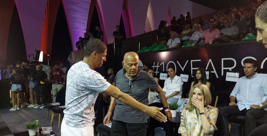 مجدي يعقوب وحاتم على رأس حضور نصف نهائي بطولة الجونة الدولية للإسكواش
