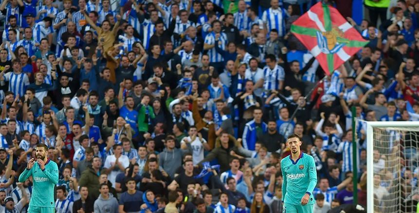 الشوط الأول.. برشلونة يتأخر بهدف أمام إسبانيول بديربي كتالونيا