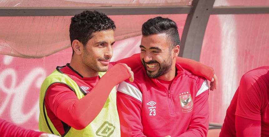 محمود وحيد ينتظم في مران الاهلي