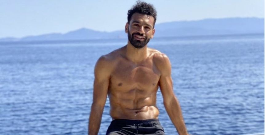 «الوطن» ينفرد بنشر صور محمد صلاح من جزيرة بالغردقة بعد غيابه عن المنتخب