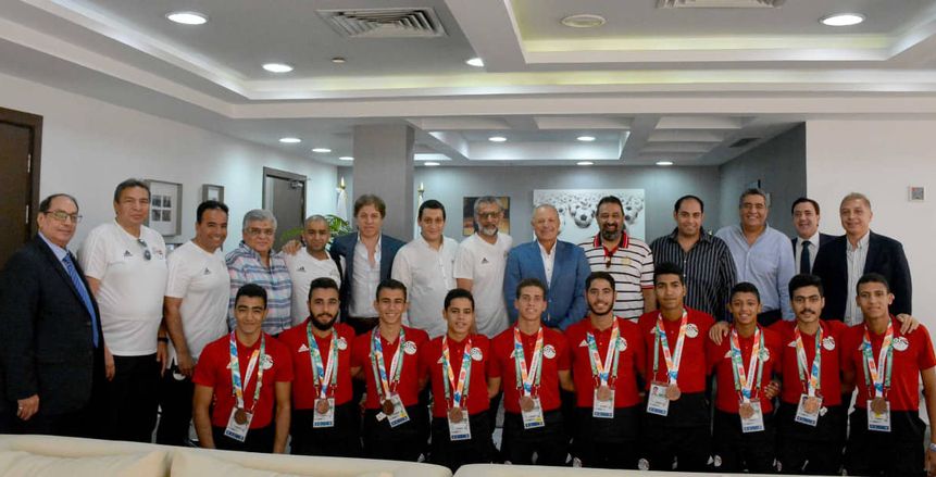 اتحاد الكرة يكرم منتخب الصالات بعد برونزية أولمبياد الشباب بالأرجنتين