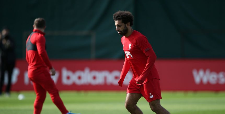 بالصور| جدية محمد صلاح تظهر.. أخر استعدادات ليفربول لمواجهة نابولي