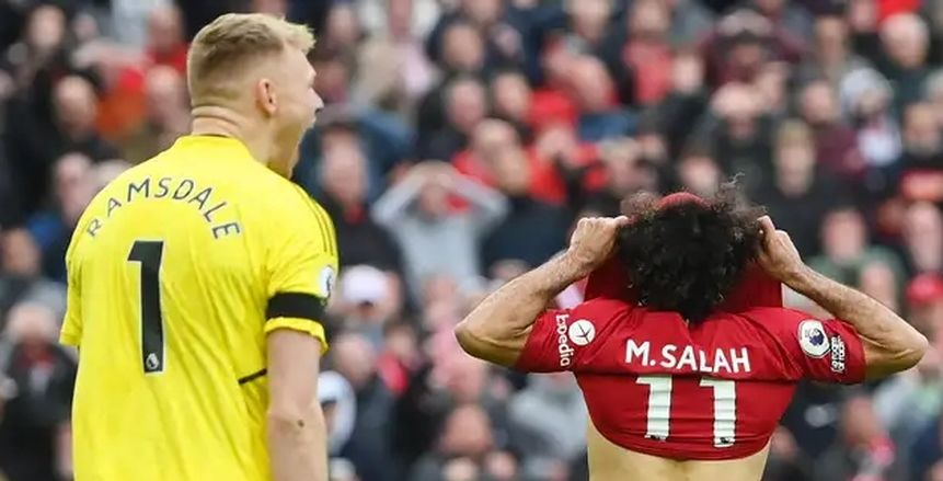 تصدي رامسديل لتصويبة محمد صلاح تحصد جائزة إنقاذ الشهر في البريميرليج