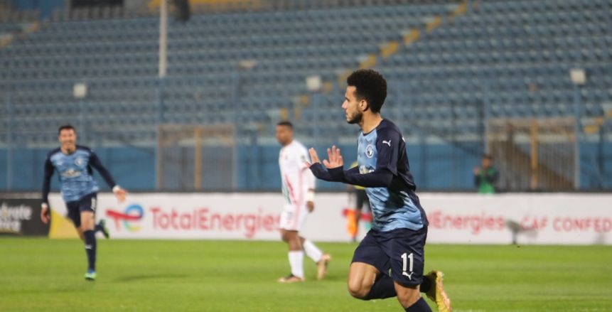 التعادل 2-2 يحسم مباراة بيراميدز والجيش الملكي المغربي بـ الكونفدرالية «فيديو »