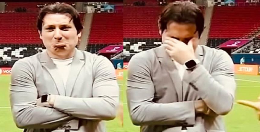 محمود فايز يوضح تفاصيل لقطته المثيرة على الهواء بعد وداع كأس العرب