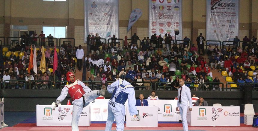 لاعب هليوبوليس مهند غزلان يحصد برونزية مصر الدولية للتايكوندو