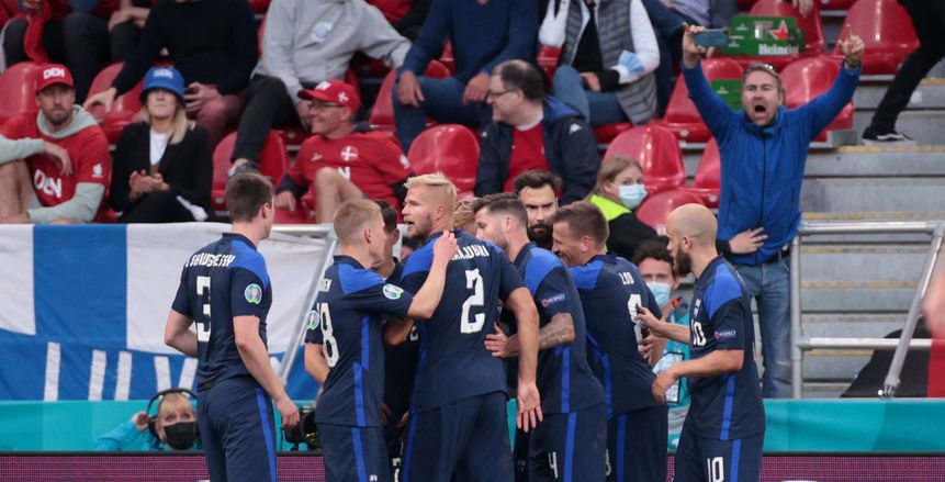 في ليلة دعم إريكسن.. فوز تاريخي لفنلندا على الدنمارك بـ يورو 2020