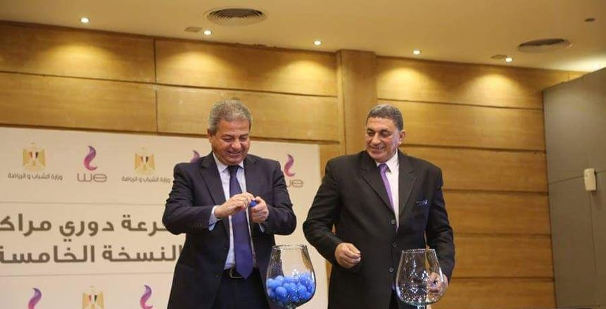 «عبدالعزيز» يشهد المؤتمر الصحفى لقرعة نهائى دورى مراكز الشباب