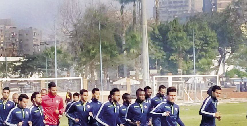 تأخر انطلاق مواجهة الزمالك وانيمبا بسبب الأمطار الغزيرة