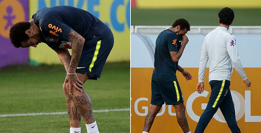 بالفيديو| نيمار يعتدي على لاعب منتخب البرازيل بسبب "كوبري"