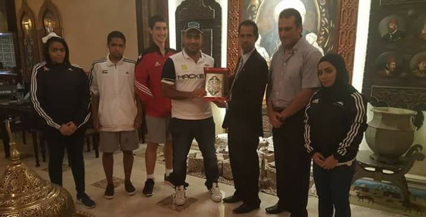 تكريم منتخب الكارتيه الإماراتي في مصر