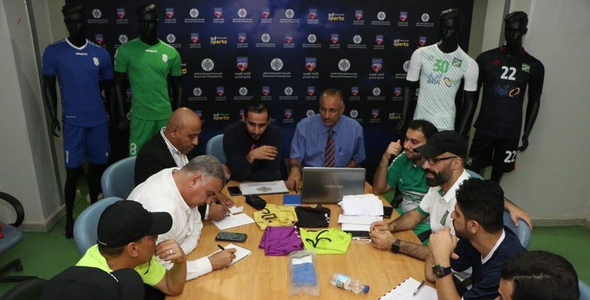 بالصور.. المؤتمر الفني لمباراة الاتحاد السكندري والعربي الكويتي