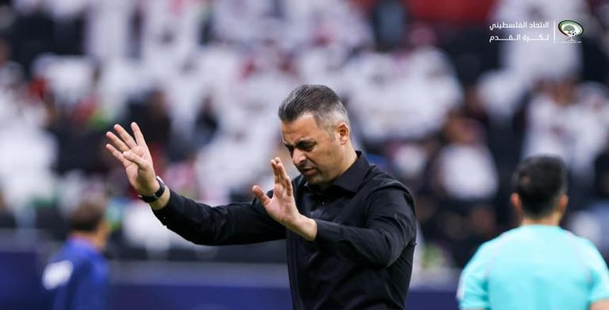 مدرب منتخب فلسطين: وصلتنا مكالمات دعم من غزة قبل مواجهة قطر.. ونهديهم الفوز