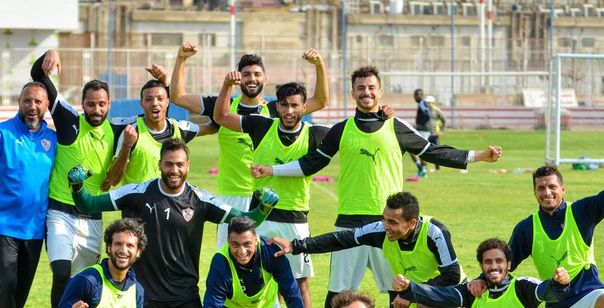 الزمالك يتدرب على مجموعتين قبل مواجهة بيراميدز وديا