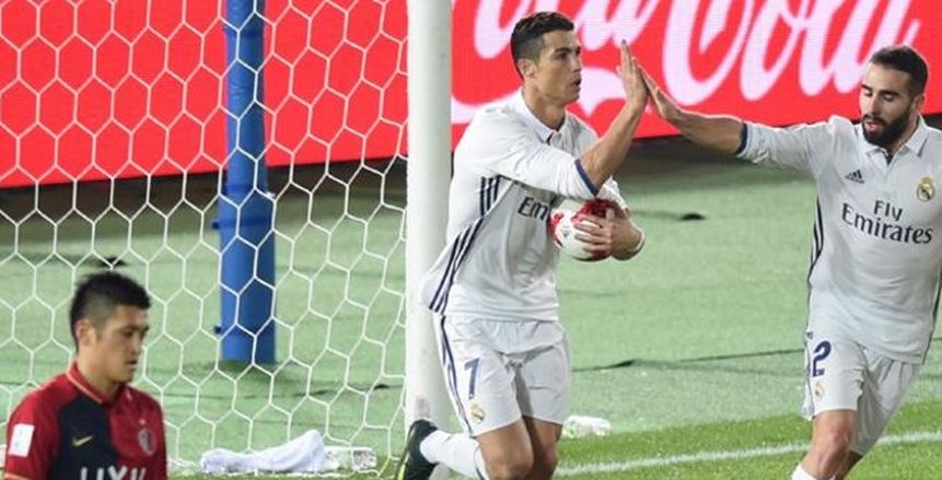 بالفيديو| رونالدو يسجل التعادل لريال مدريد في شباك كاشيما