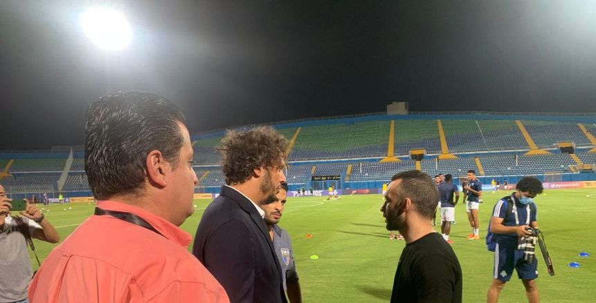 ممدوح عيد يرحب بالزمالك.. ومحادثة جانبية بين شيكابالا وفتح الله
