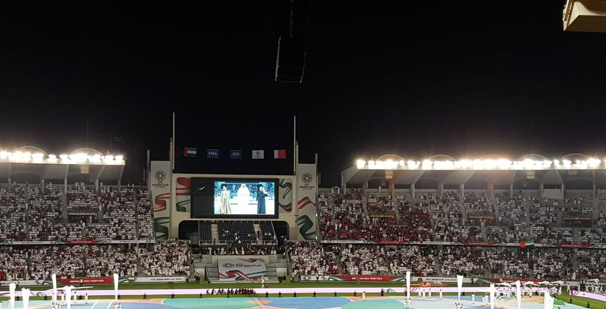 بالفيديو والصور| «الجسمي» يُحيي حفل افتتاح أمم أسيا بالإمارات