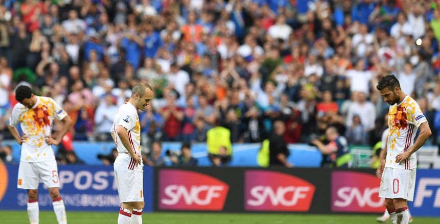 إسبانيا تخسر بفارق أكثر من هدف في "يورو" لأول مرة منذ 28 عاما