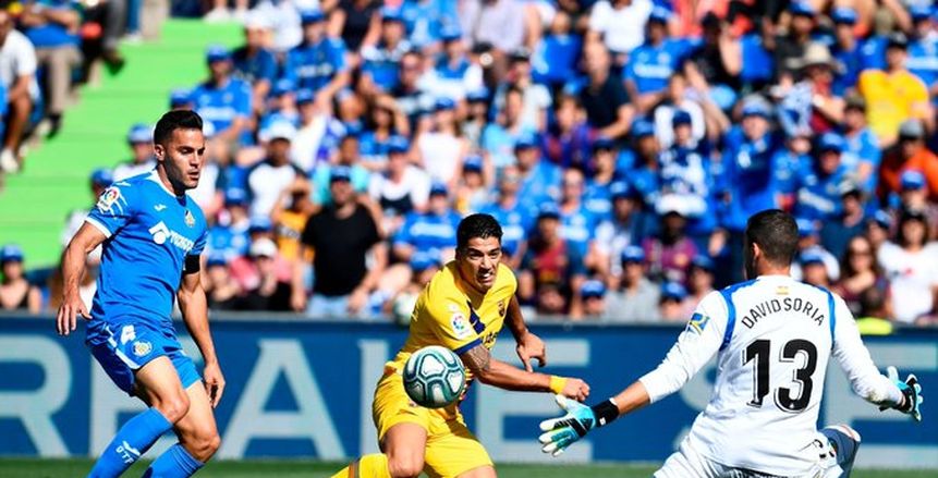 بالفيديو.. شتيجين يصنع.. وبرشلونة ينهي الشوط الأول بهدف في خيتافي