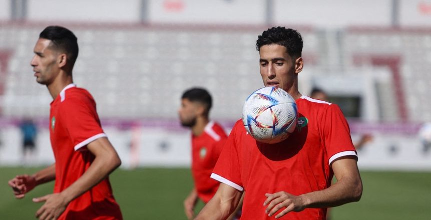 نايف أكرد يغيب عن تدريبات المغرب قبل مواجهة فرنسا في كأس العالم