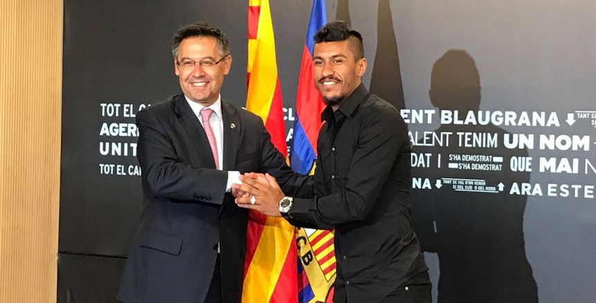 بالصور| بيع قميص واحد لـ«باولينيو» بعد إنضمامه لبرشلونة