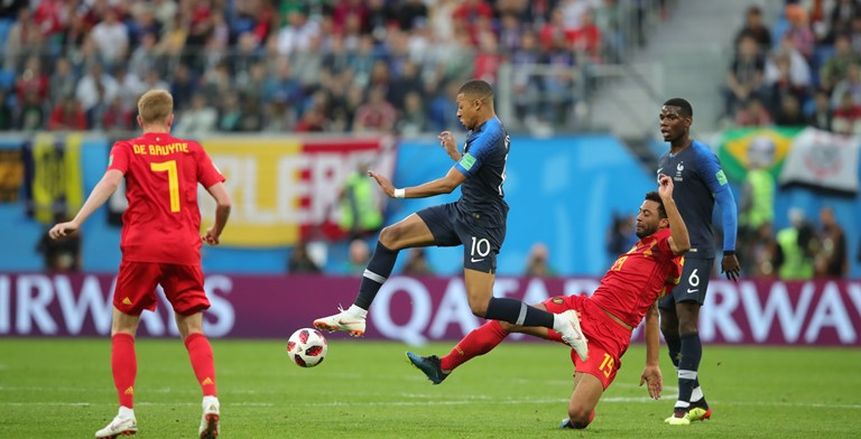 التعادل السلبي يسيطر على الشوط الأول من مواجهة فرنسا وبلجيكا