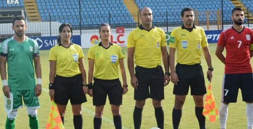 خروج حكم مباراة أسوان والإنتاج الحربي تحت حماية الأمن