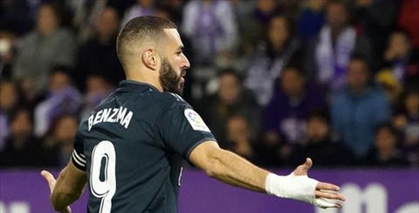 ريال مدريد يفتقد خدمات بنزيمة أمام رايو فايكانو بسبب الإصابة