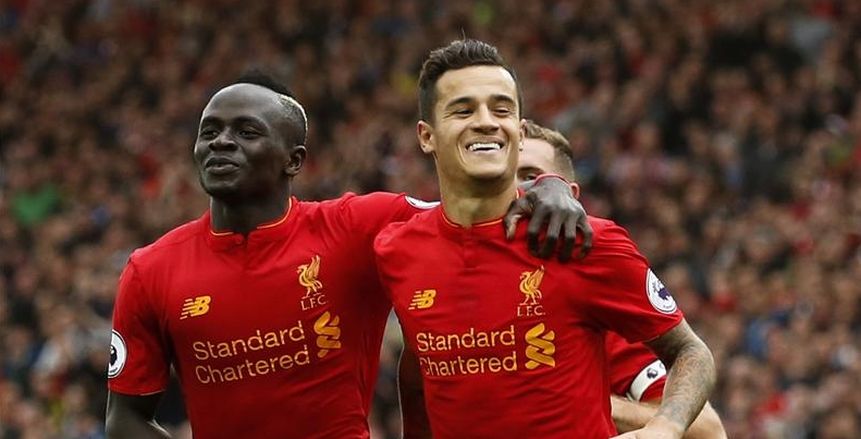 كوتينيو وماني يقودان ليفربول لمواجهة السيتي