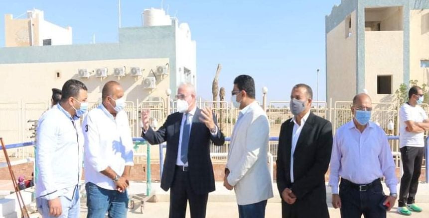خالد فودة يشهد فعاليات بطولة الجمهورية للسباحة بالزعانف بشرم الشيخ