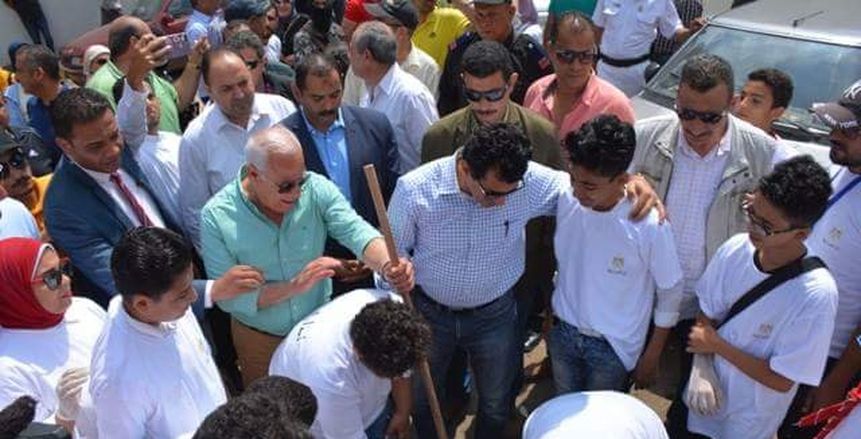 بمشاركة ٥٠٠ شاب وفتاة.. صبحي والغضبان يطلقان حملة "شارك ونضف" ببورسعيد