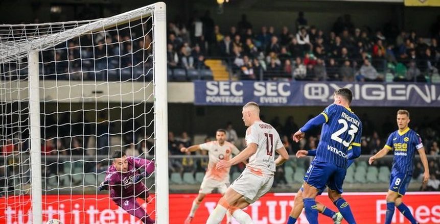 أهداف مباراة روما وفيرونا في الدوري الإيطالي