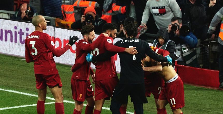 ليفربول يتقدم بالهدف الأول على ساوثهامبتون عن طريق تشامبرلين