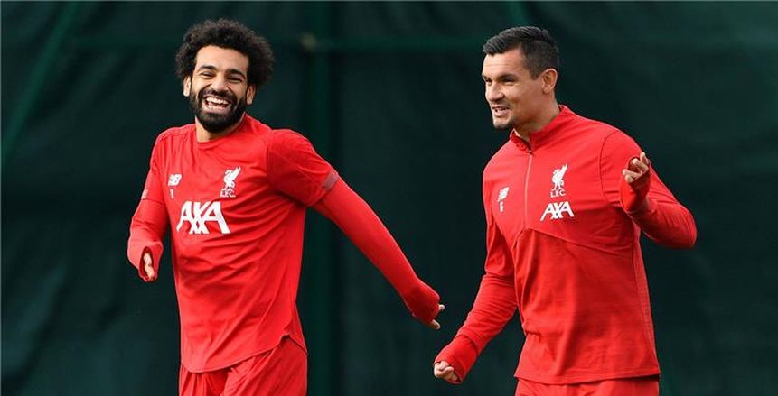 لوفرين يحتفي بمحمد صلاح في منزله على طريقته الخاصة «صور»