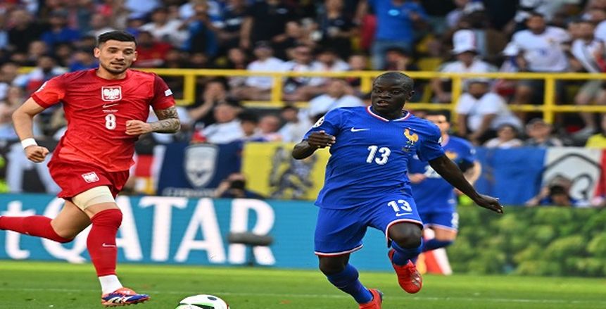 التعادل السلبي يحسم الشوط الأول من لقاء فرنسا وبولندا باليورو